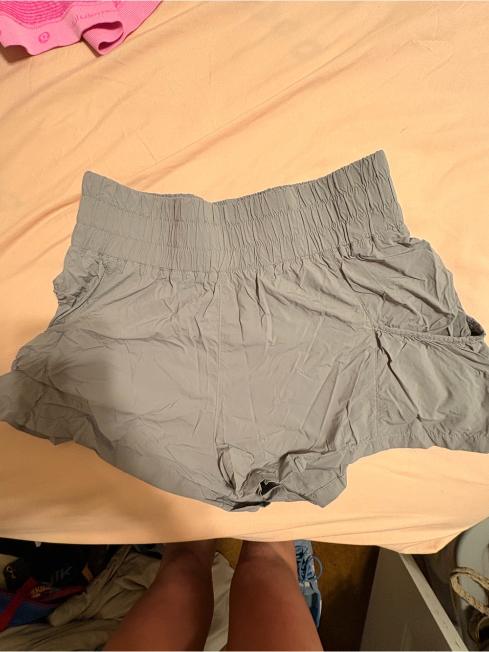 FP Movement Get your Flirt On Light grey shorts